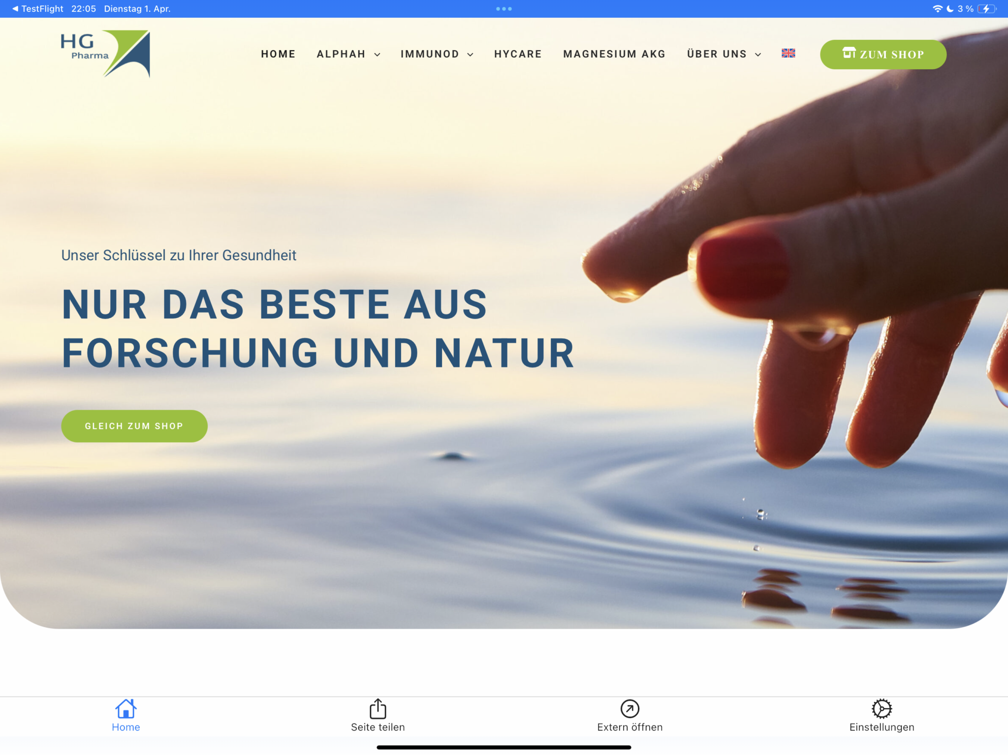 HG Pharma - ImmunoD, alphaH2+, AlphaH Sport+, Motion forte